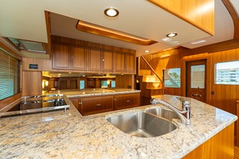 C'EST LA VIE 18 019 Galley facing Port Aft