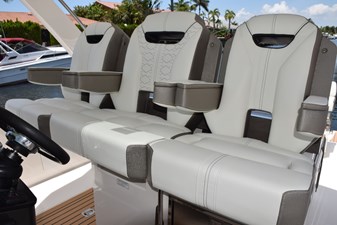 ERIKA RAY 31 Helm Chair armrests and bolsters down  