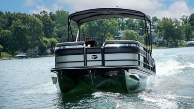 2024 Vanderbilt 700T Twin Engine Tritoon 8 9