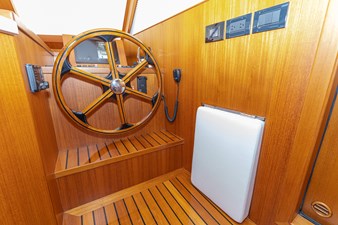 PARAIBA 17 Teak and Ebony Helm Wheel