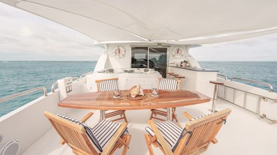 B HAPPY 58 Boat deck looking fwd 
