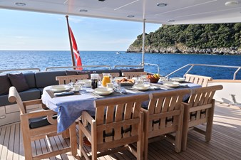 CLARITY 8 CLARITY aft deck table