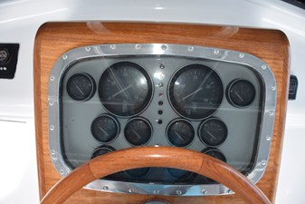 LOW BIDDER X  38 Helm pod with chrome bezel and gauges  