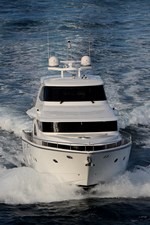JOHNSON 80’ SKYLOUNGE W/FISHING COCKPIT  11 Bow