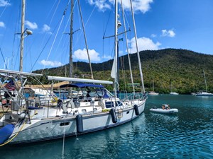 FREE RANGE 2 FREE RANGE 2008 Hylas 54, At Dock