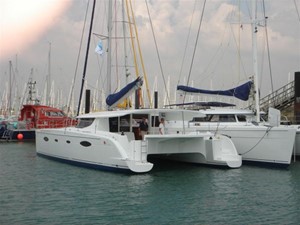 48' 2008 Fountaine Pajot Salina 48 0 Aft View