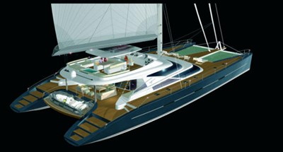 115' 2008 Yapluka 5 Rear View Rendering
