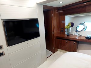 Sunseeker 86 Yacht 20 Master cabin TV