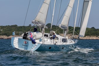 LADY K 55 From Astern