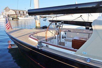 WELCOME 8 WELCOME: 2024 Leonardo Eagle 44 Cockpit Aft from Tender