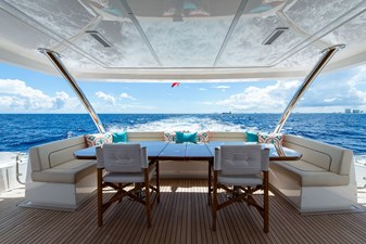OBSESSION 67 Aft Deck Seating 