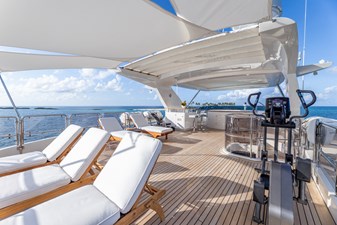 NAMASTE 41 Sun Deck Aft Lounge Area