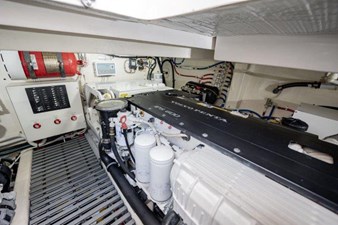 IT'S FOR YOU TOO 24 Seakeeper Gyro Unit Mounted Forward Engine Room Bulhead and Hull