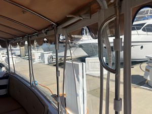 2022 Duffy 22 Cuddy Cabin 42 Starboard stainless steel safety handrail