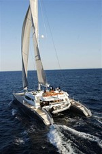 102' 2007 Blubay 102 10 Aft View Sailing