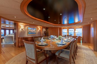 LAUREL 25 LAUREL 240'/73.15m Delta 2006/2014 Motor Yacht: Main Salon Dining