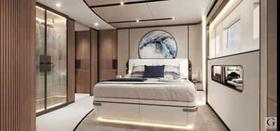 MAJESTY 145 15 MAJESTY 145 New Build For Sale Guest Cabin