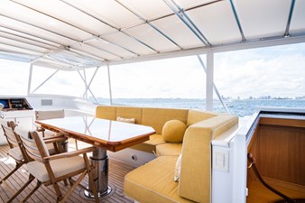 Fortuna 43 Flybridge Starboard Side Seating
