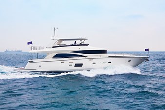 JOHNSON 80' FLYBRIDGE W/HYDRAULIC PLATFORM  53 055 -