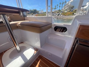 2022 Duffy 22 Cuddy Cabin 11 Port entrance/exit  with two steps and cubby hole