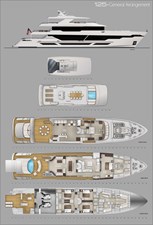 E Series 125 Hargrave Superyachts 7 General Arrangement plan
