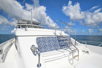 DANIELLE 37 038 Flybridge Bow and Sun Pads