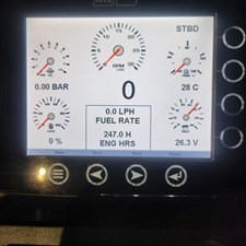 Sunseeker 86 Yacht 31 Engine hours - Stbd (Sep 2024)