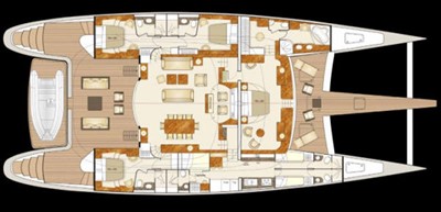 100' 2008 Yapluka 100 DD 4 Custom Interior Layout