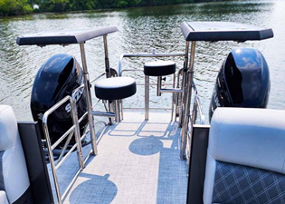 2024 Vanderbilt 700T Twin Engine Tritoon 1 2