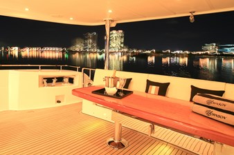 JOHNSON 80' FLYBRIDGE w/FISHING COCKPIT  6 Aft deck