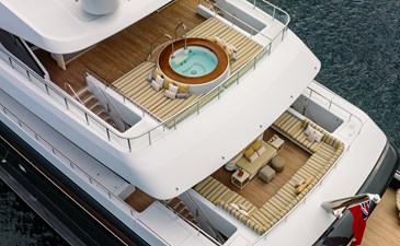 LOON 53 Loon 221' -  Bridge Deck Aft and Skylounge Deck Aft