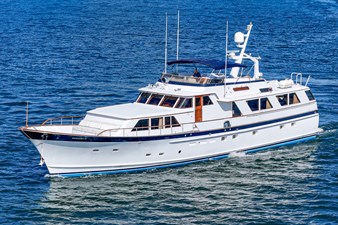 1984 Burger Raised Pilothouse 6 Burger 86' Port Bow View