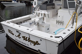IT'S A WRAP 8 Dockside view of cockpit
