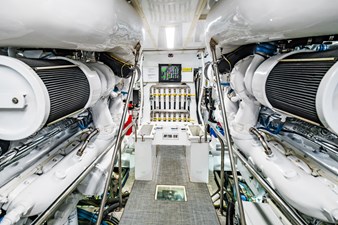 LONE STAR 94 Engine Room Looking Foward