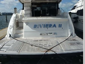 Riviera II  13 Hyd. Marine lift and swim platform