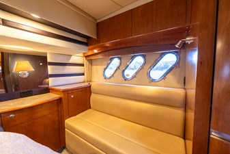 WONDERFUL WORLD 37 Settee at the master stateroom