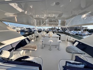 DANIELLE 42 043 Flybridge Bar and Seating Area 02