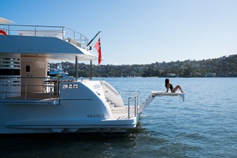 M/Y LEGACY 23 Hydraulic Swim Platform