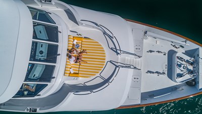 I Love This Boat 8 Forward sunbathing area