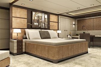 Inace Yachts 126' Aft House Explorer Yacht 11 Master Stateroom  