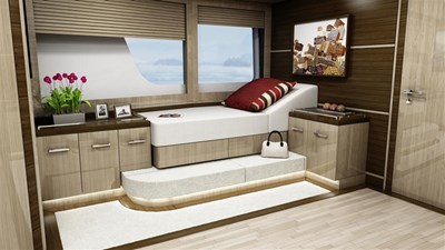 All Ocean Yachts BC 103 Multi Purpose Explorer Fiberglass 10 Master window lounge / day bed