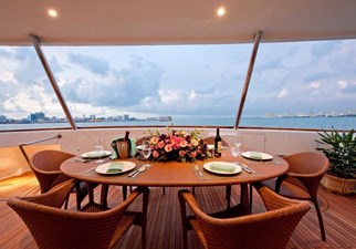 LANGKAWI LADY 17 Aft deck lunch