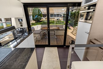 LUCKY ONE 10 Galley aft to aft deck