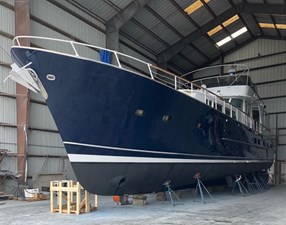 SERENITY 45 Hull With Completed Paint Job 2024