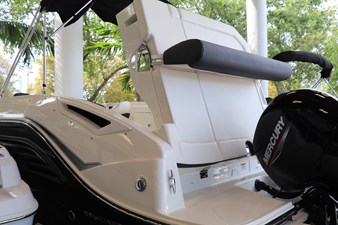 BAYLINER DX 2200 19 18.Trunk Open From Back View with Mercery 150