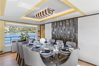 M/Y LEGACY 14 Main Saloon Dining