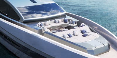 New GLADIATOR 961 SPEED  5 6. GLADIATOR 961 SPEED_FORE DECK DINETTE_SUN PAD