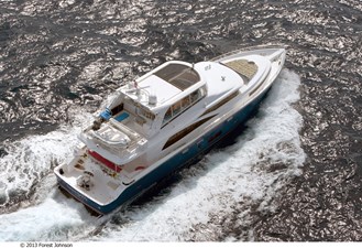 JOHNSON 80' FLYBRIDGE w/FISHING COCKPIT  10 At sea