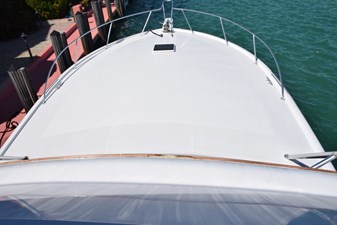 LOW BIDDER X  32 Foredeck view from flybridge  