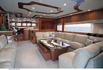 JOHNSON 80' FLYBRIDGE w/FISHING COCKPIT  1 Salon looking forward